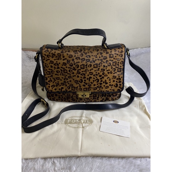 Jual fossil bag authentic leopard Shopee Indonesia