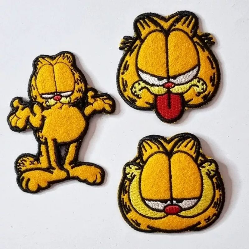 Jual patch garfield series, patch setrika, patch iron | Shopee Indonesia