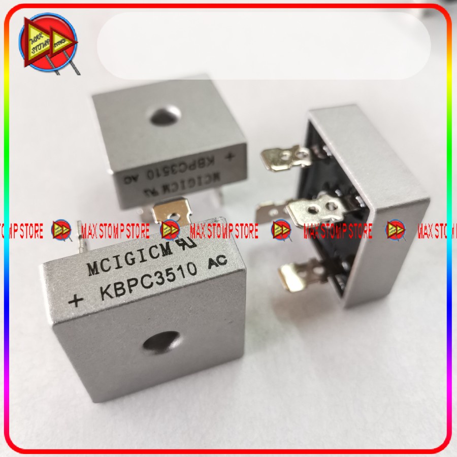 Jual Dioda Bridge Jembatan 10A KBPC3510 Dioda Cas Aki Amplifier Petak
