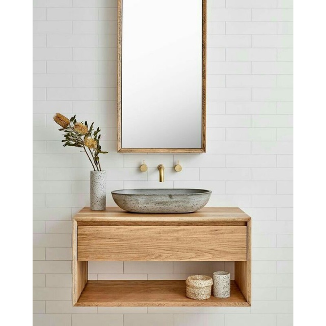 Jual Meja Wastafel Di Dinding minimalis kayu Jati | Shopee Indonesia