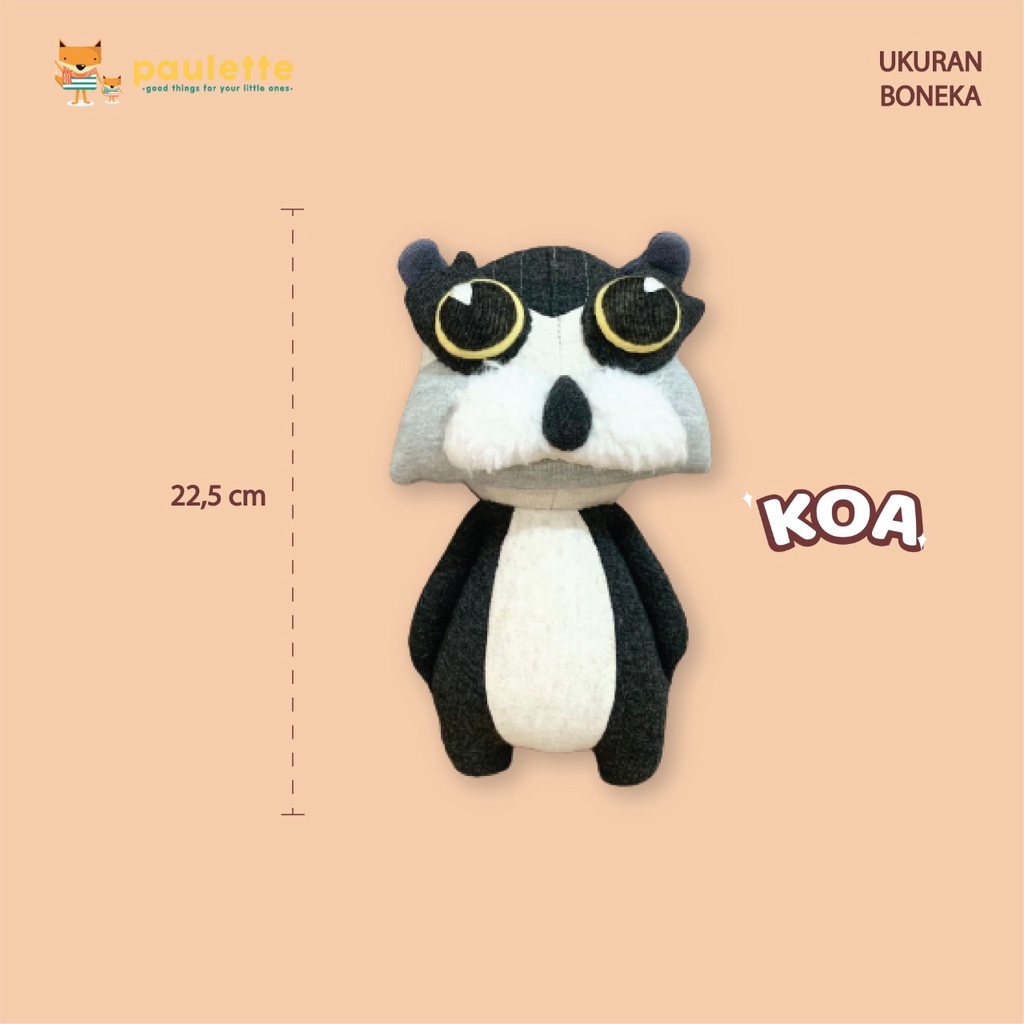 Jual Paulette Kids Boneka Koa The Raccoon | Shopee Indonesia