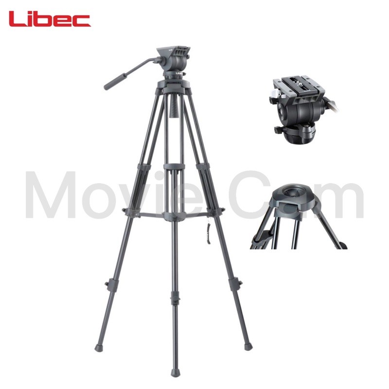 Jual Libec Th Z Tripod System With Mid Level Spreader 75mm Shopee