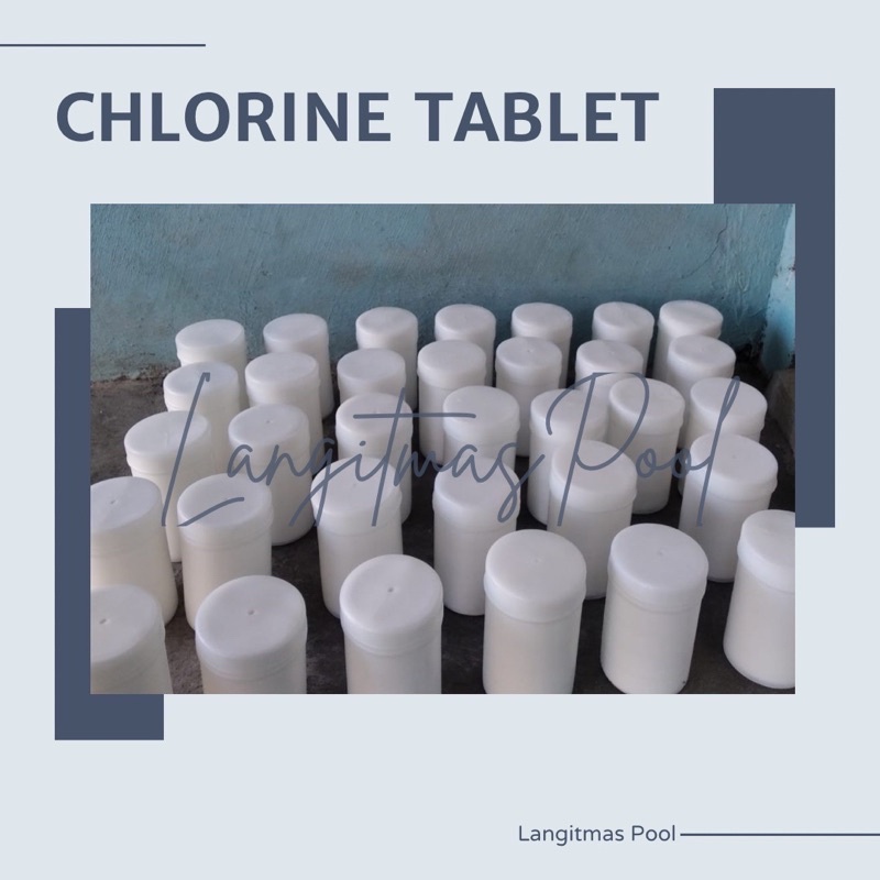 Jual Chlorine Tablet Kaporit Tablet Penjernih Air Kolam Renang Shopee