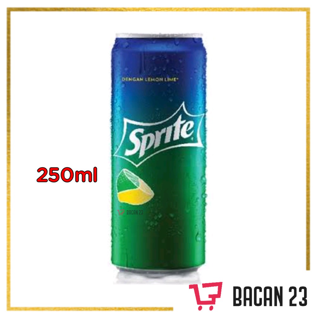 Jual Minuman Sprite Kaleng (250ml) / Minuman Soda - Soft Drink / Bacan