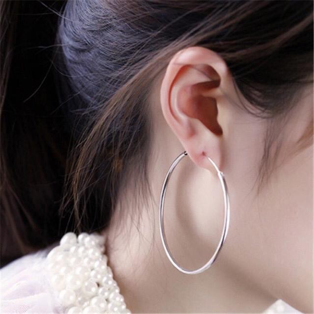 Jual Anting Wanita Bulat Lingkaran Anting Bulat Polos Shopee Indonesia