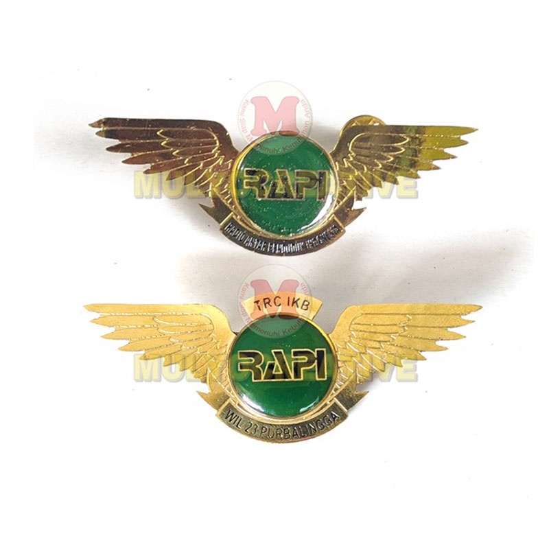 Jual Pin Wing RAPI - Wing Logo RAPI Radio Antar Penduduk Bahan Logam ...