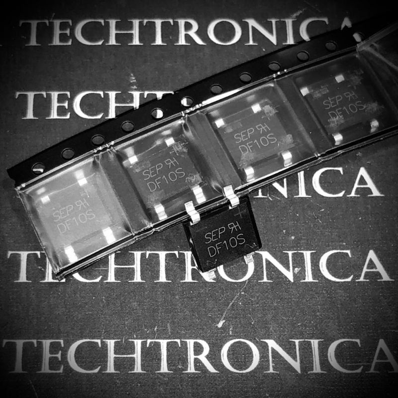 Lot De 10 Ponts Redresseurs DF005S2 - 85A, 1.1V@2A, 50V - Format SDIP-4L - Conforme ROHS