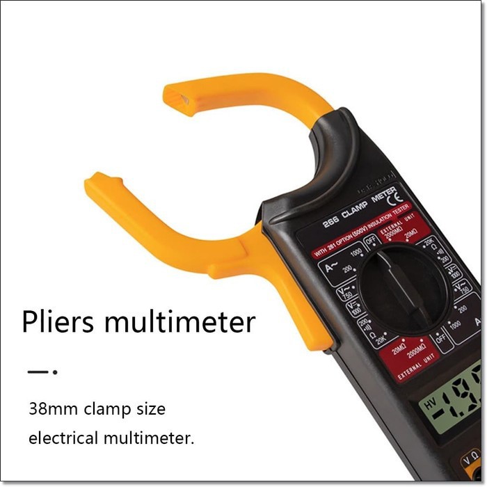 Jual Digital Clamp Multimeter Tang Ampere Meter Tester Taffware ...