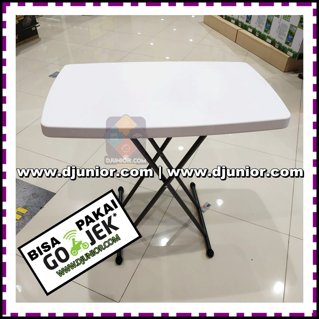 Jual AZKO KRISBOW MEJA LIPAT ADJUSTABLE PORTABEL UK 76X50X35-71.5 CM ...