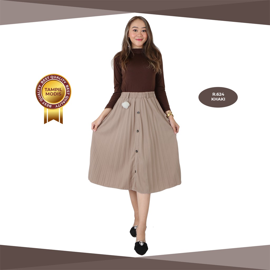 Jual Saya Rok Plisket Rok Plisket Premium Rok 78 Rok Plisket Jumbo Rok Payung R624 7673