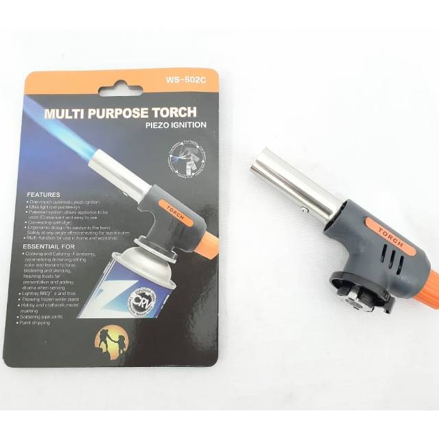 Jual Alat Las Gas Flame Gun Portable Mini Kepala Handy Torch Bakar Sushi Ws C Shopee Indonesia