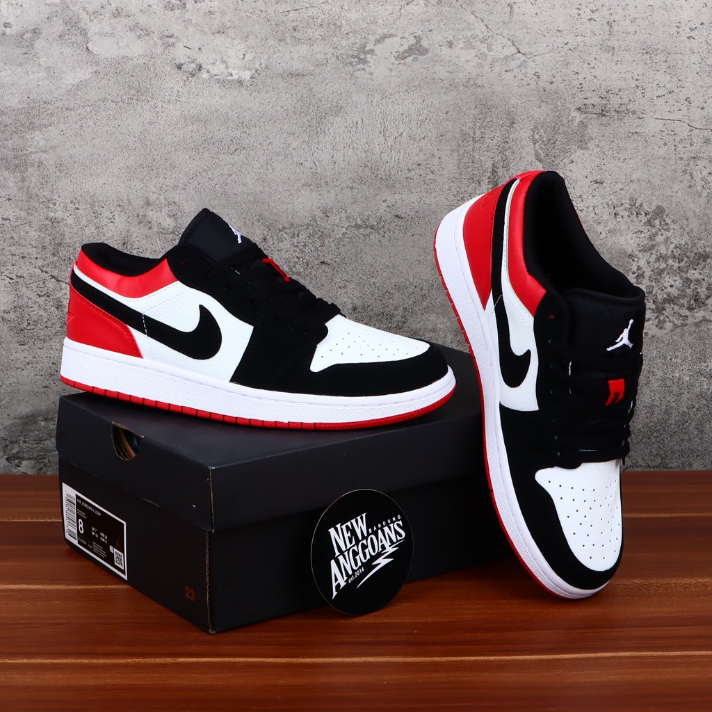 aj1 low red toe