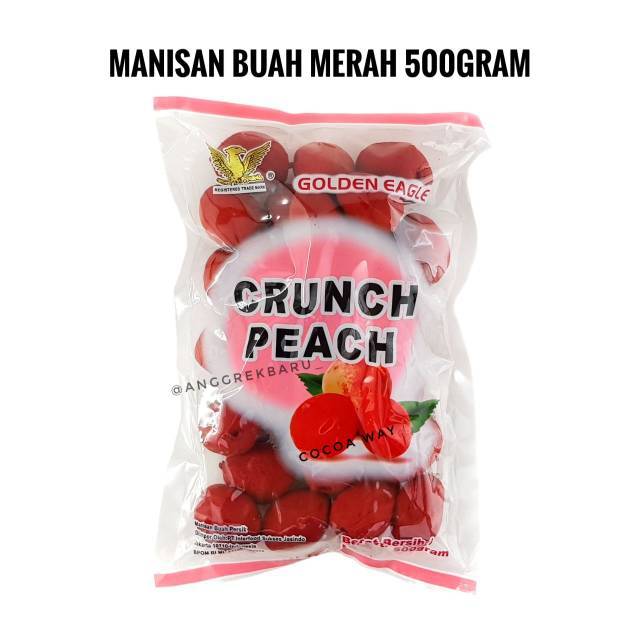 Jual Manisan Buah Persik Merah 500gr Shopee Indonesia