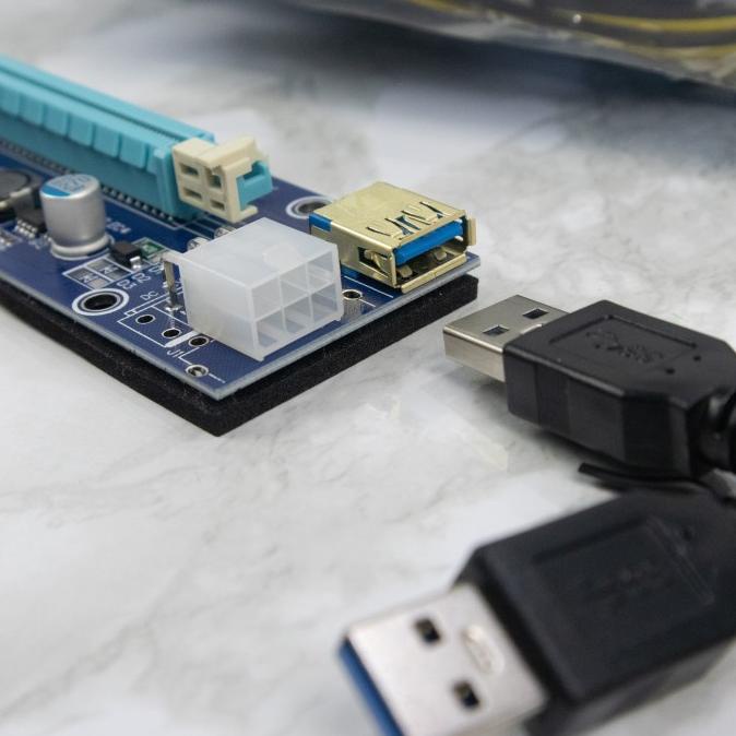 Jual Pcie Riser Card Mining 009S 006 006C - Original Verified New ...