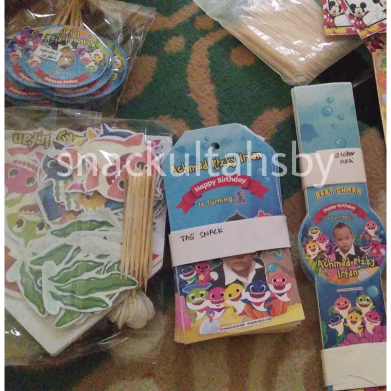 Jual paket label susu aqua topper tart tema vin diesel | Shopee Indonesia