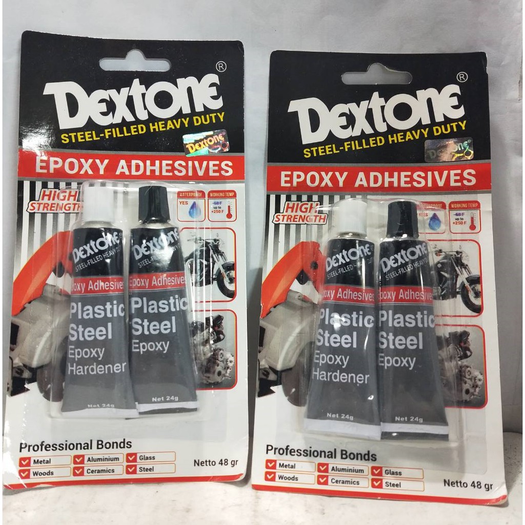 Jual LEM DEXTONE EPOXY ADHESIVES CAMPUR KERING 5 MENIT 48 GRAM | Shopee ...