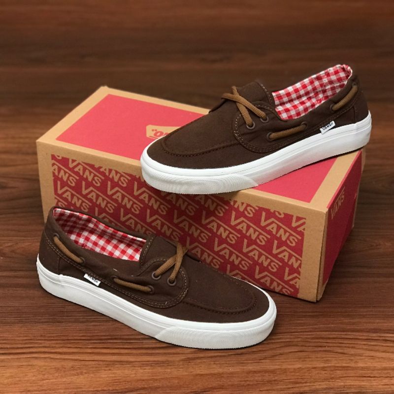 Vans shop zapato brown