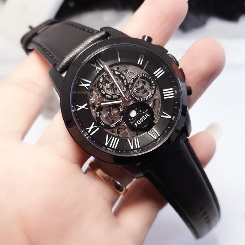 Jam Pria Fossil ME3028 ME 3028 Original Automatic Leather
