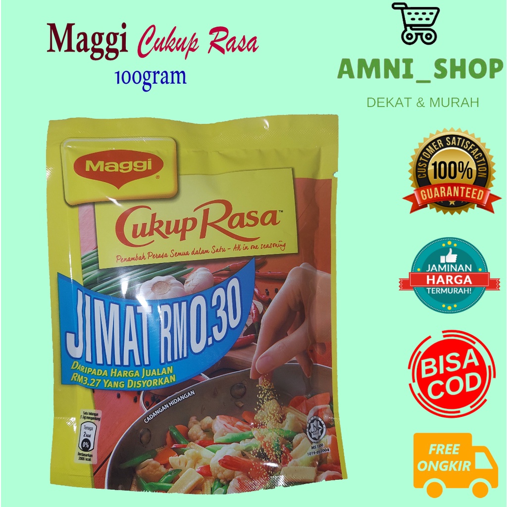 Jual Maggi Cukup Rasa All in one seasoning 100g nestle Malaysia ...
