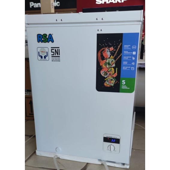 Jual CHEST FREEZER BOX RSA 100L CF110 Shopee Indonesia