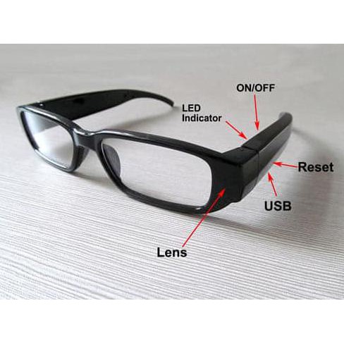 Jual Kacamata Pengintai | Eyewear Glasses Cam 720p HD Eyeglasses Spy ...