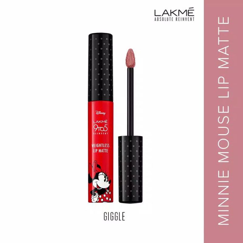 Jual LAKME ABSOLUTE MINNIE MOUSE LIP MATTE -GIGGLE (NEW PRODUCT ...