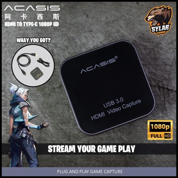 Jual Acasis Ac Hdcp Usb Hdmi To Type C Capture Card P Hd Shopee Indonesia