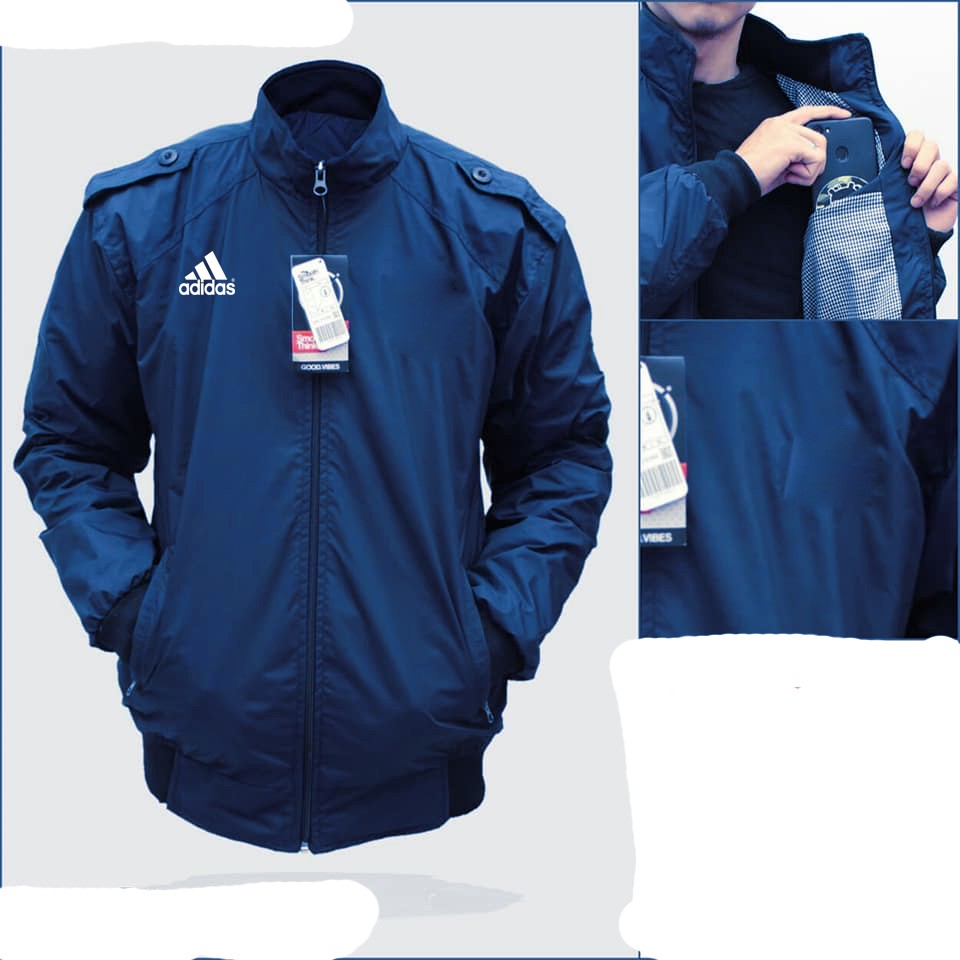 Jaket elegan adidas jaket parasut adidas ada 4 warna