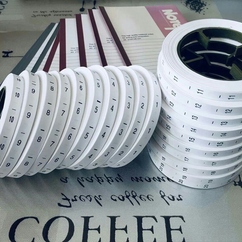 Jual Label Size Angka Sablon Putih Per Roll | Shopee Indonesia