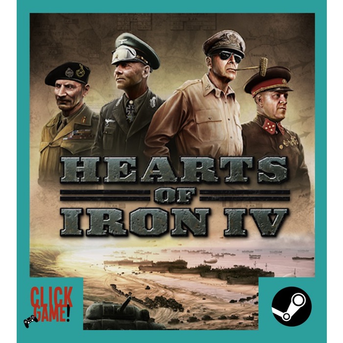 Jual Hearts of Iron IV / 4 Original PC Game - Steam - Cadet Edition ...