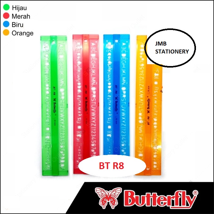 Jual Penggaris Butterfly BT - R8 | Shopee Indonesia
