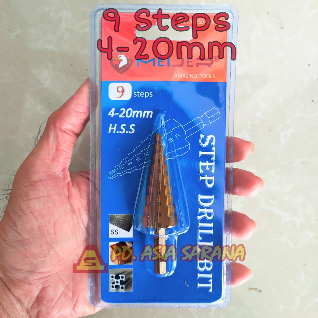 Jual Mata Bor Pagoda Mm Meijer Hss Multi Steps Drill Bit Metal Wood Shopee Indonesia