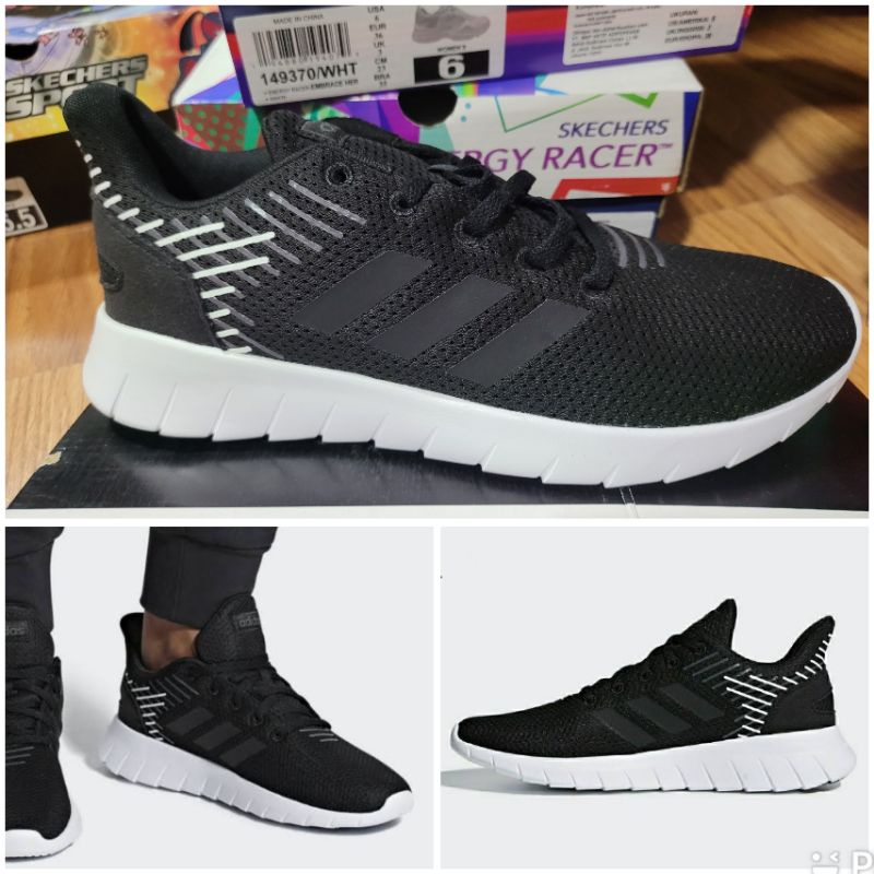 Jual ADIDAS ASWEERUN BLACK WHITE F36339 ORI STORE Shopee Indonesia