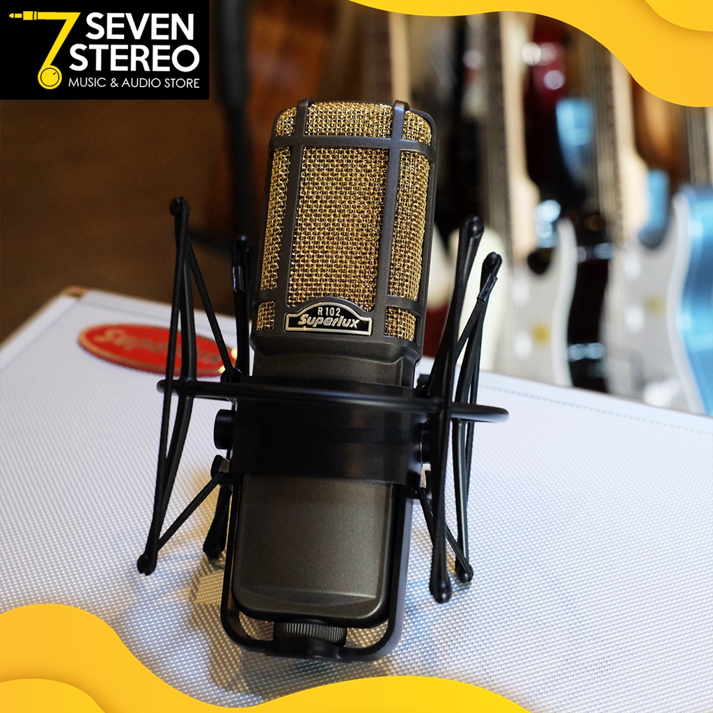 Jual Superlux R102 MK2 R102MK2 Full Range Ribbon Condenser Microphone ...
