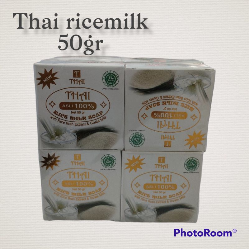 Jual ️CANTIK JEMBER ️ THAI Rice Milk Soap 50gr Sabun Beras Thai