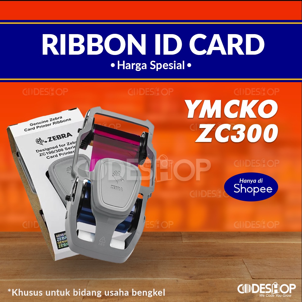 Jual Genuine Zebra Card Printer Ribbon Designed for ZC100/300 Series