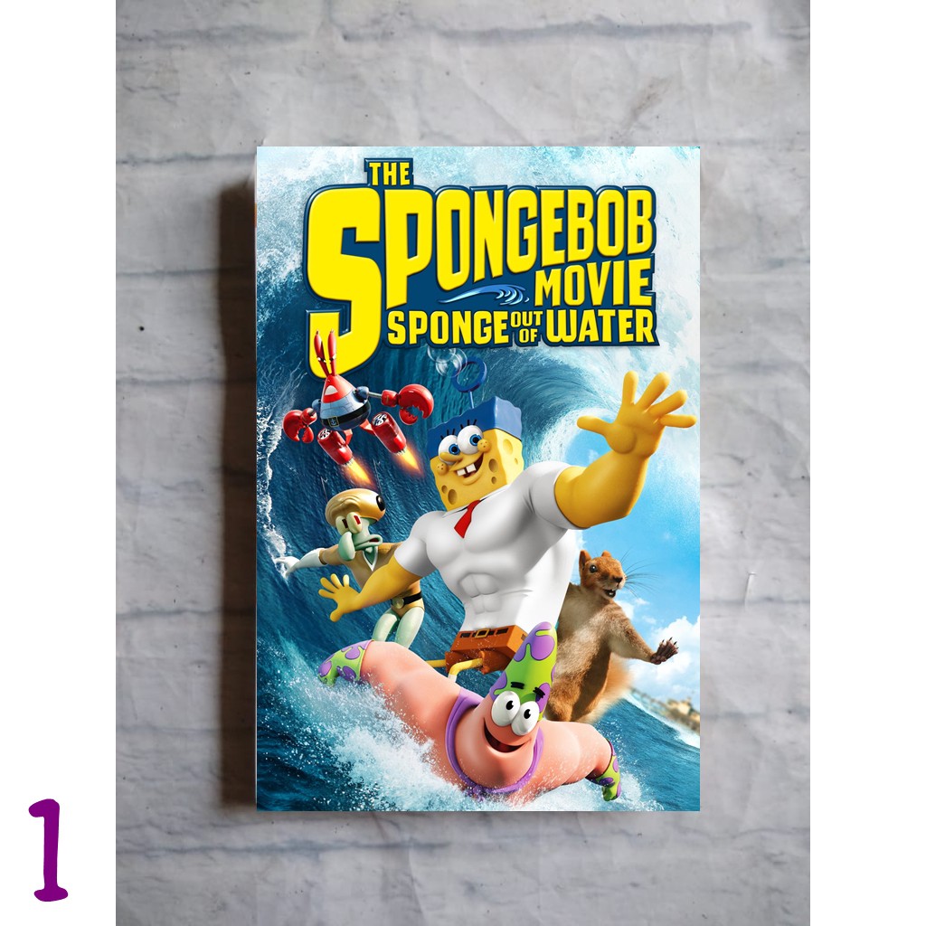 Jual Poster film the spongebob movie sponge out of water dekorasi kamar