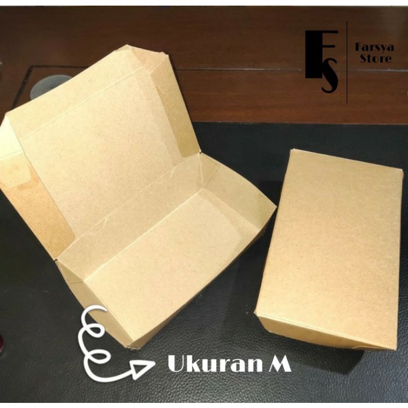 Jual PAPER LUNCH BOX (M) | Shopee Indonesia