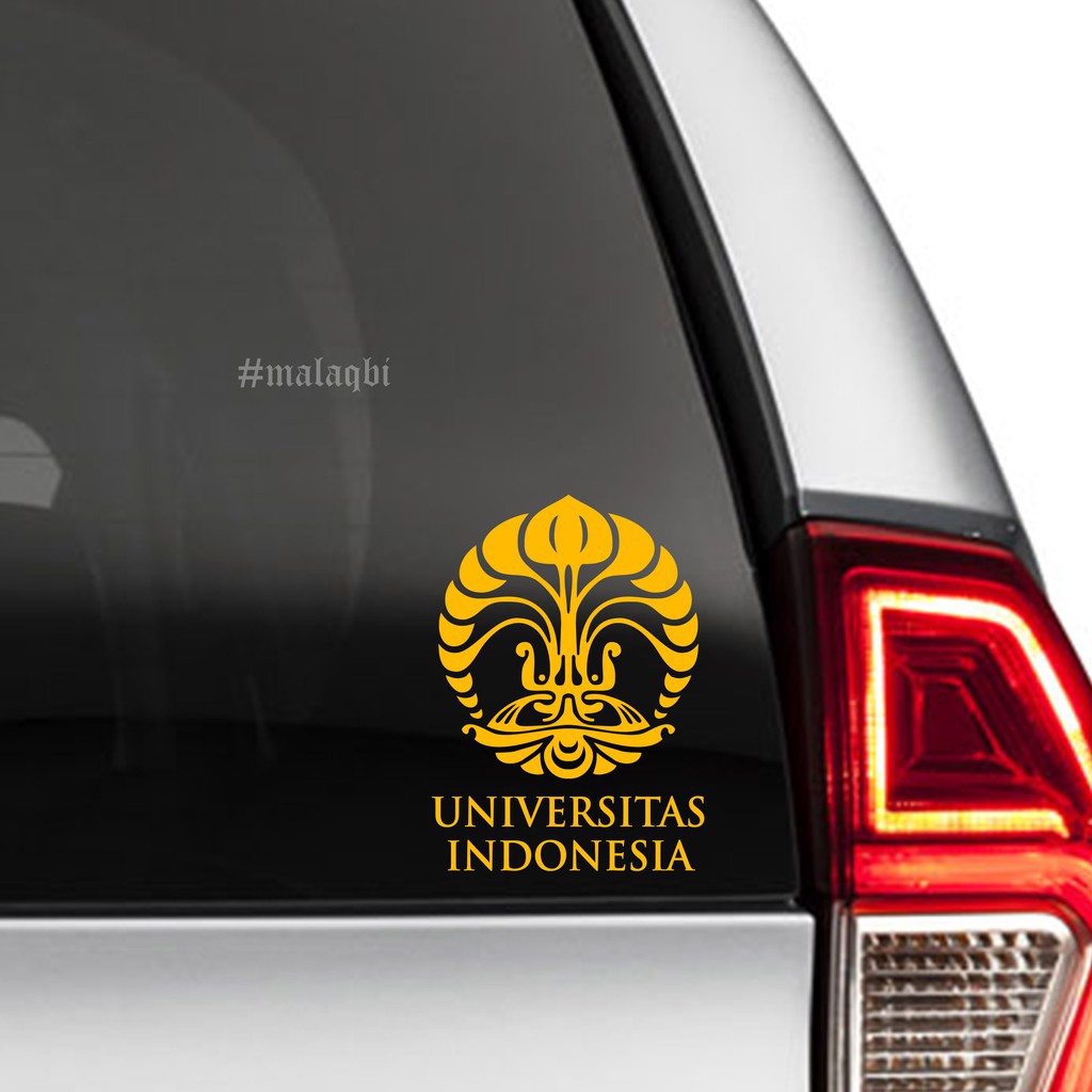 Jual Sticker Stiker Universitas Indonesia Ui Mobil | Shopee Indonesia