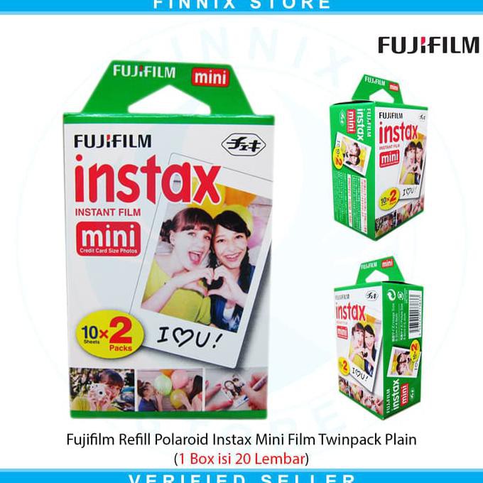 Fujifilm Refill Instax Mini Twinpack Plain Film