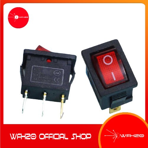 Jual Rocker Switch Lampu Saklar Mm X Mm Pin A Vac A