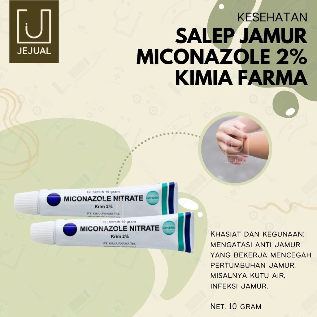 Jual Salep Miconazole 10 Gram Kimia Farma Cream Krim Obat Kulit