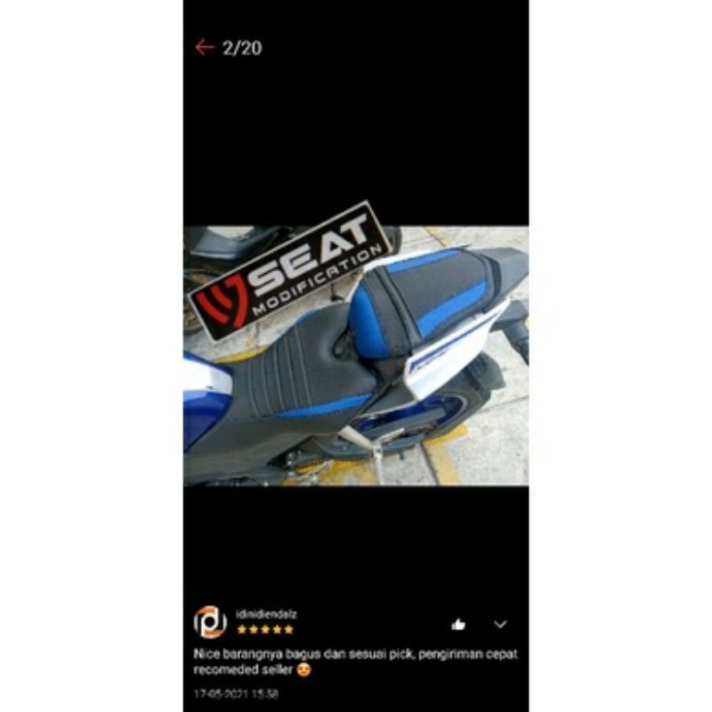 Jual Sarung Kulit Jok R15 V2 V3, R15M Modifikasi Depan Belakang Motif ...