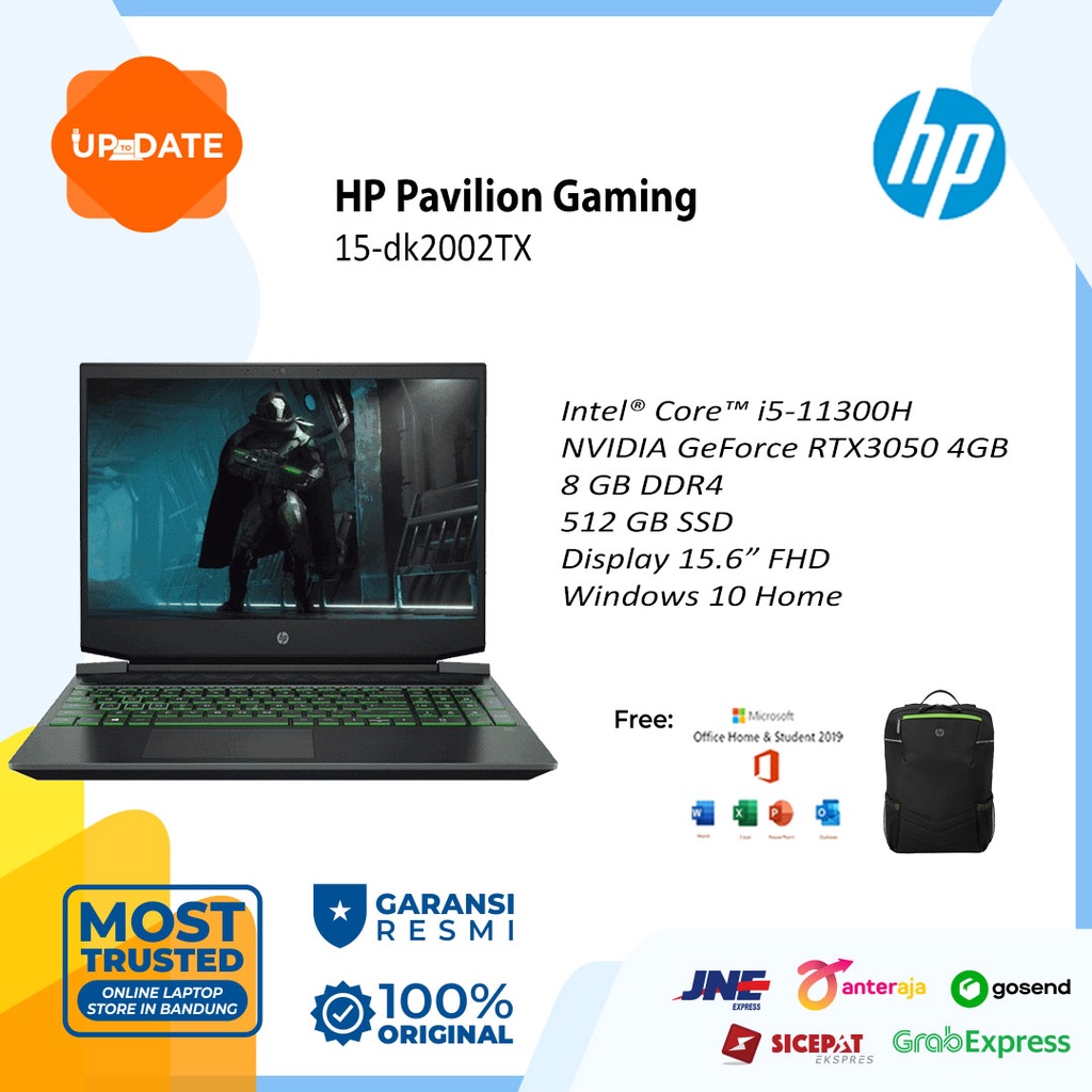 Jual Hp Pavilion Gaming 15 Dk2002tx I5 11300h 8gb 512gb Rtx3050 4gb W10 Ohs Shopee Indonesia 1288