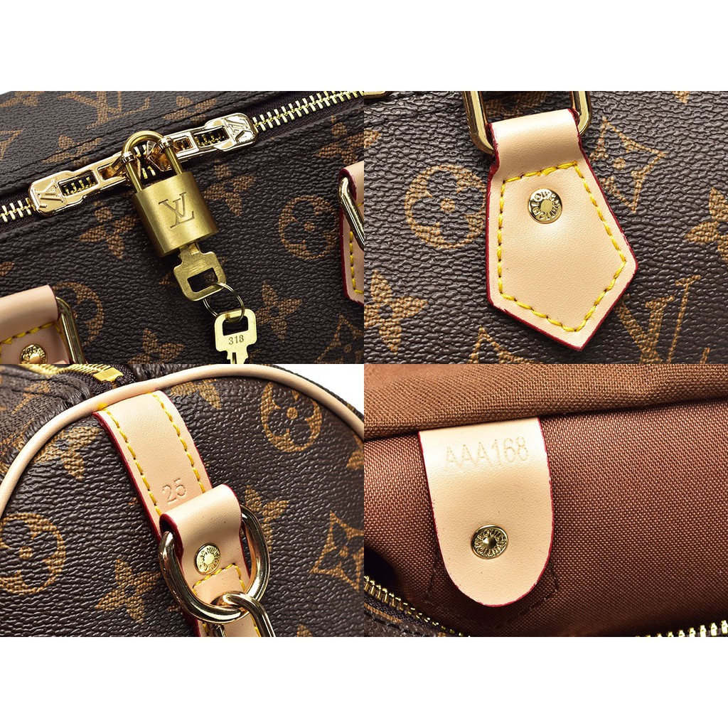 Jual Tas LV Speedy 25 Bandouliere Canvas Monogram LV-AM40390M Tas  Import/Murah/Bagus/Asli/Kualitas TB