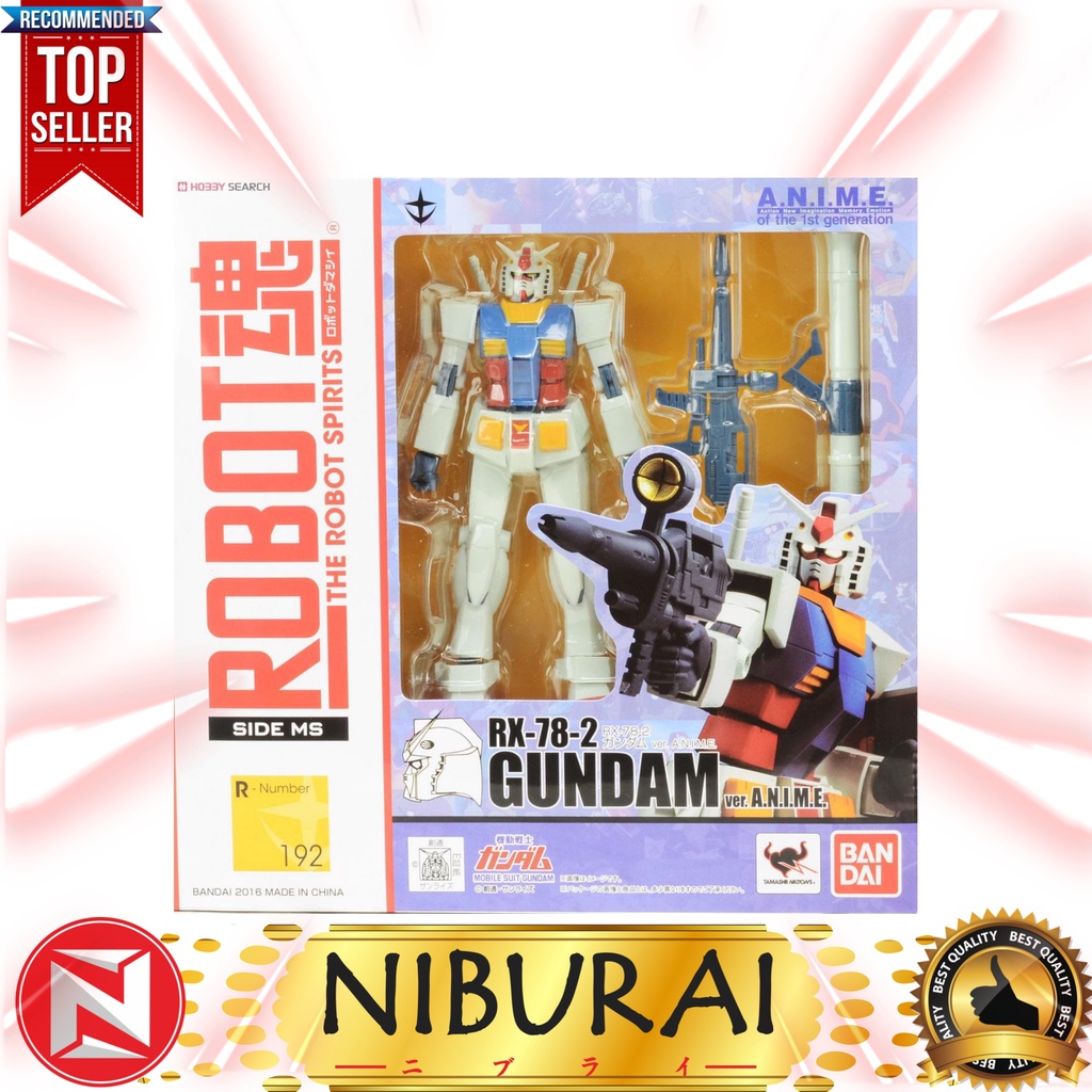 Jual Robot Spirits Side MS Roda Robot Damashii RX-78-2 Gundam Ver ANIME ...