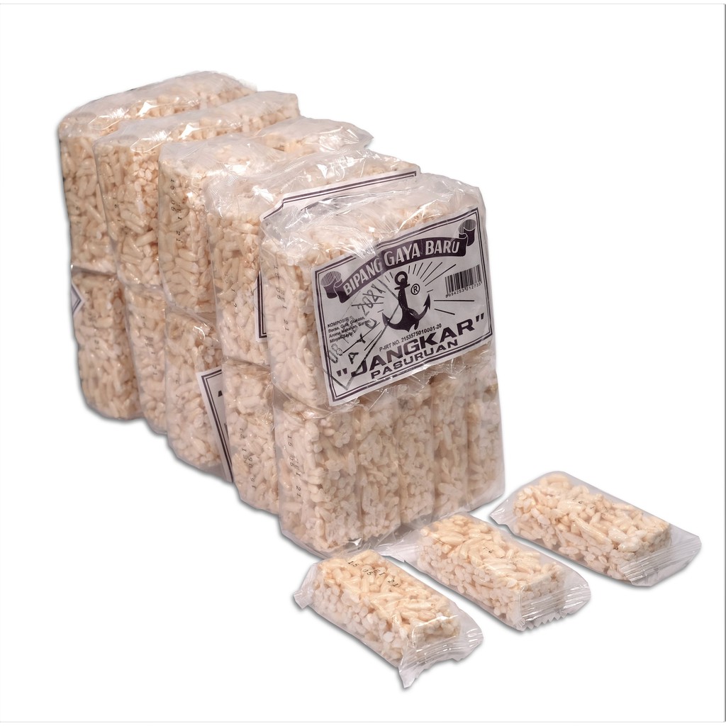 Jual BIPANG/JIPANG/ PUFF RICE JANGKAR PASURUAN GAYA BARU RASA ORIGINAL ...