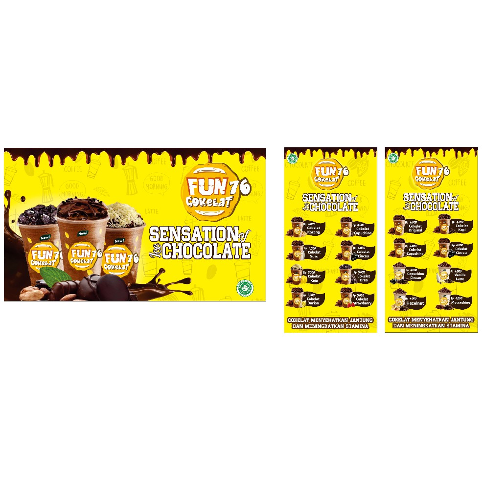 Jual Sticker Display, Sticker Booth, Sticker Rombong murah Free desain