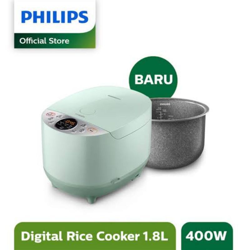 Jual Philips Digital Rice Cooker 1,8 Liter Pink Soft Blossom HD4515