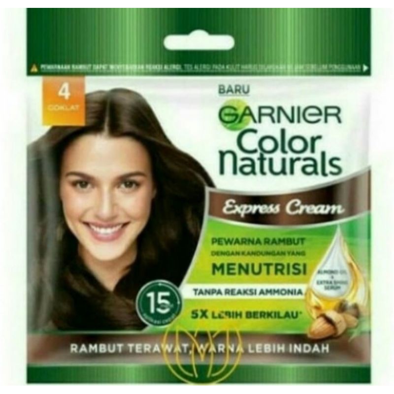 Jual garnier hair color 20 G ( nomer 4 coklat ) Shopee Indonesia
